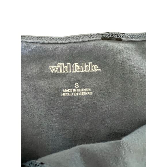 Wild Fable Blue Butterfly Print Knit Mini Dress Size Small Summer Beach - Picture 3 of 8